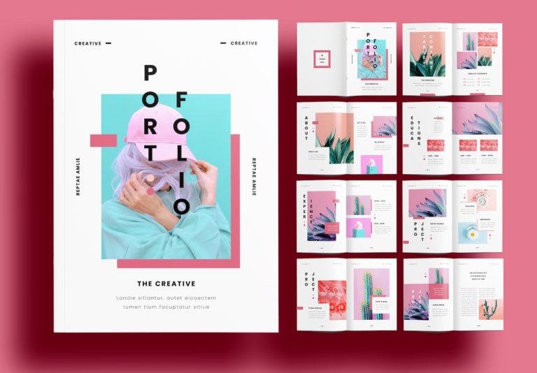 Free Portfolio Design Layout Template