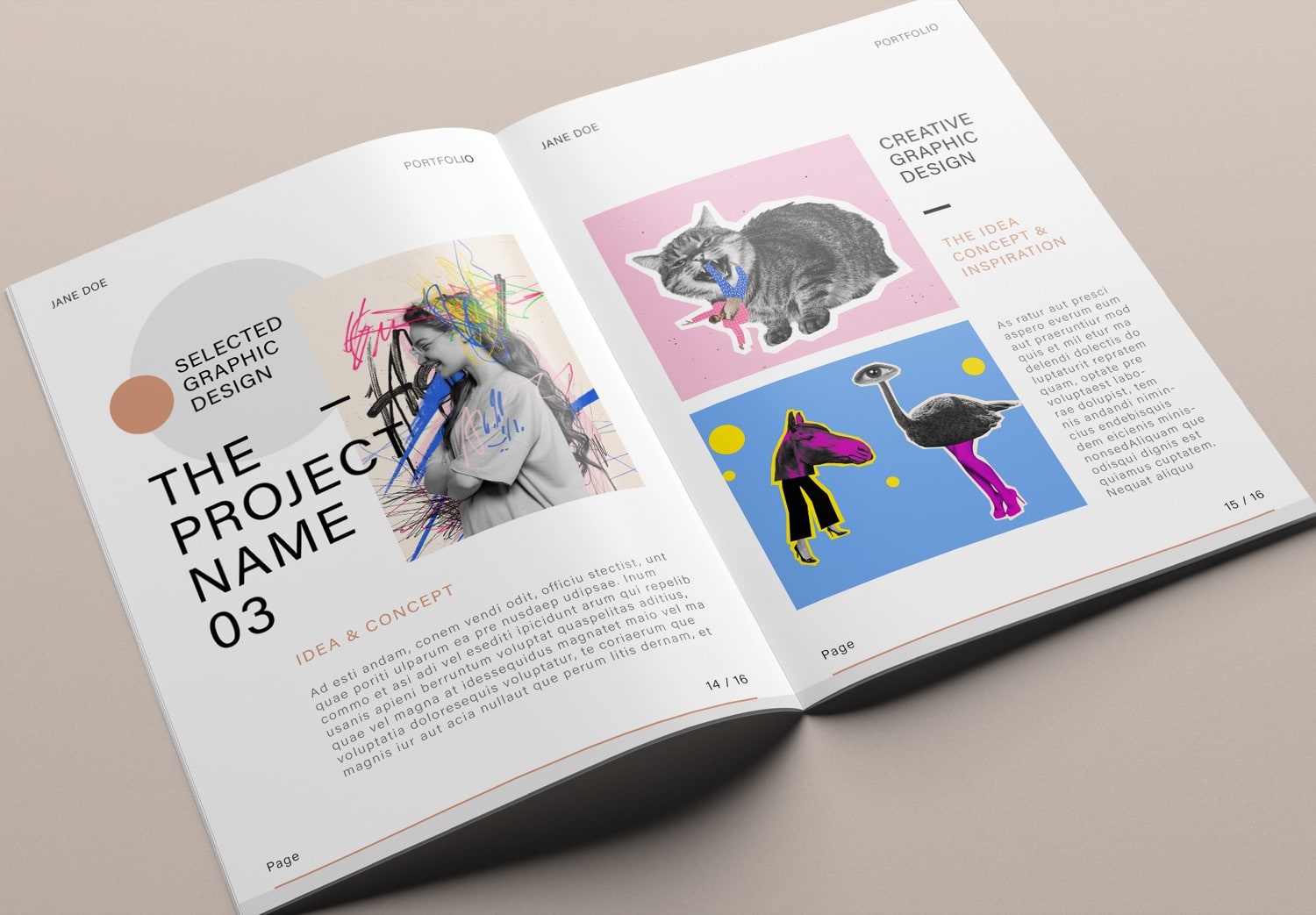 Free Creative Design Portfolio Template - FolioMe.Design