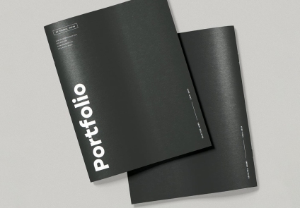 Cover Preview of Minimalist Portfolio Brochure Layout Template