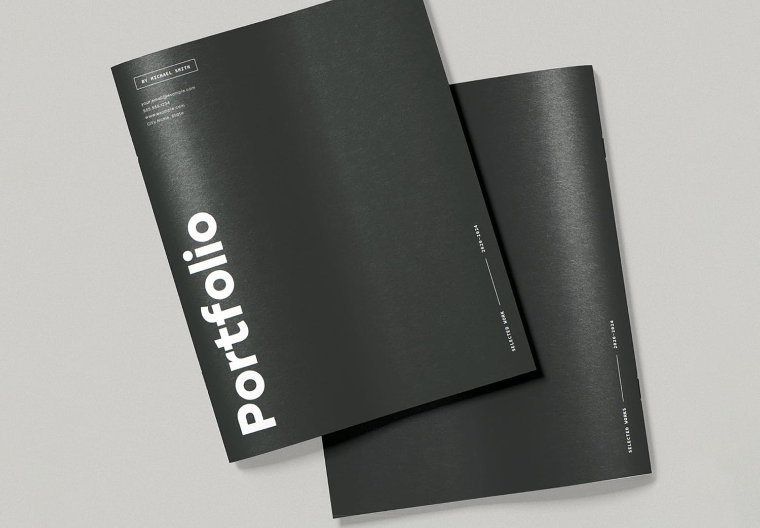 Cover Preview of Minimalist Portfolio Brochure Layout Template