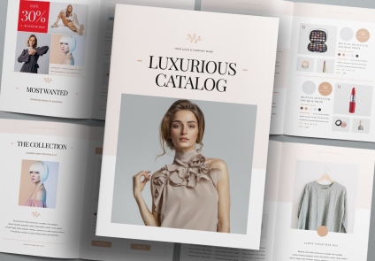 Featured of catalog layout templates