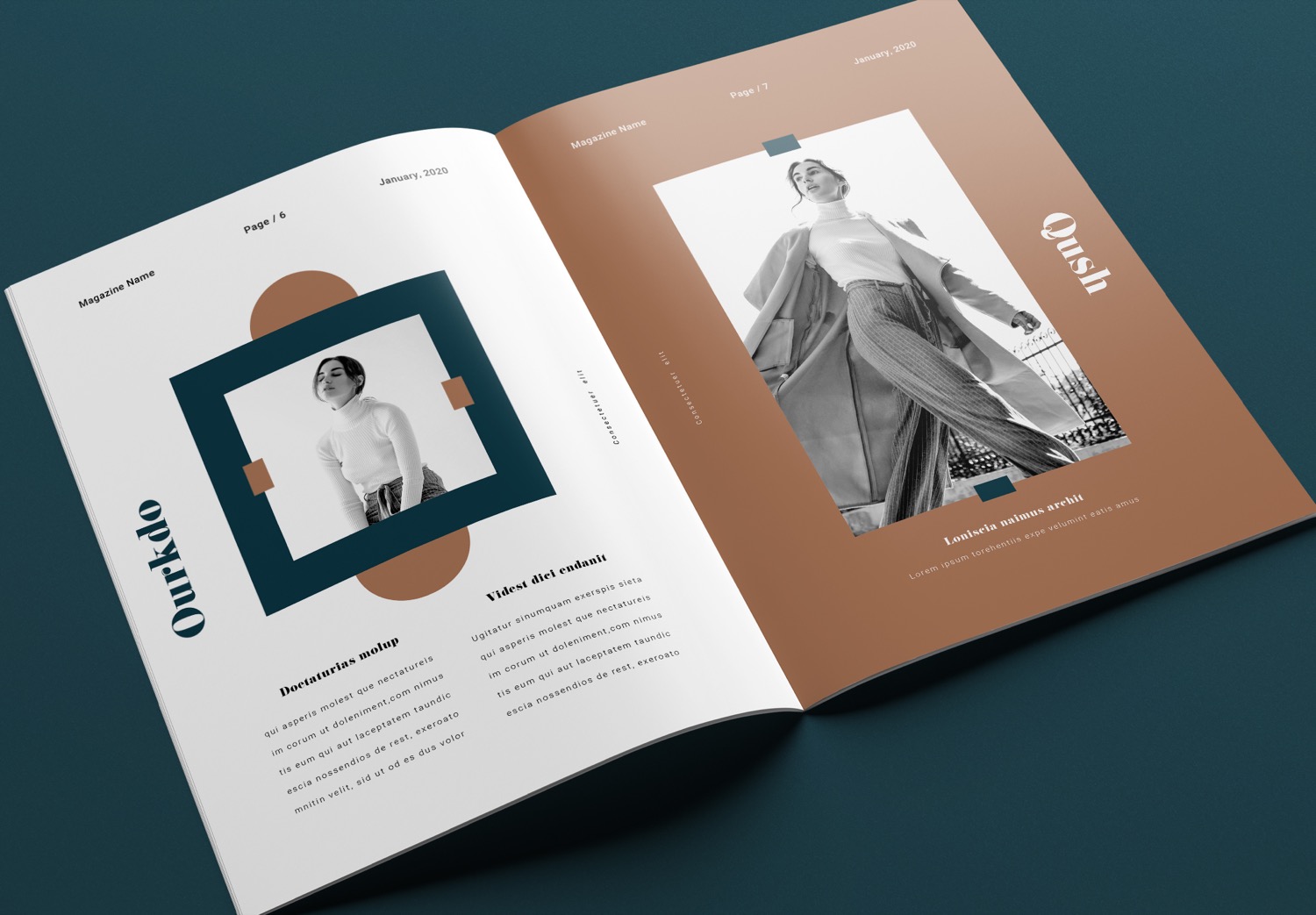 Preview of Modern Magazine Template