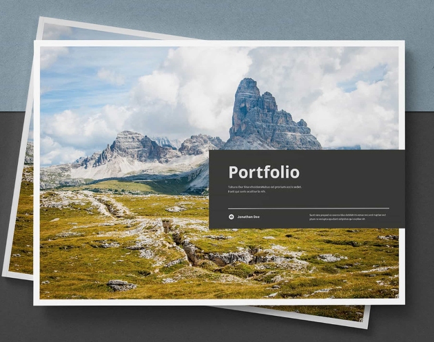 Cover Preview of Landscape Portfolio Template