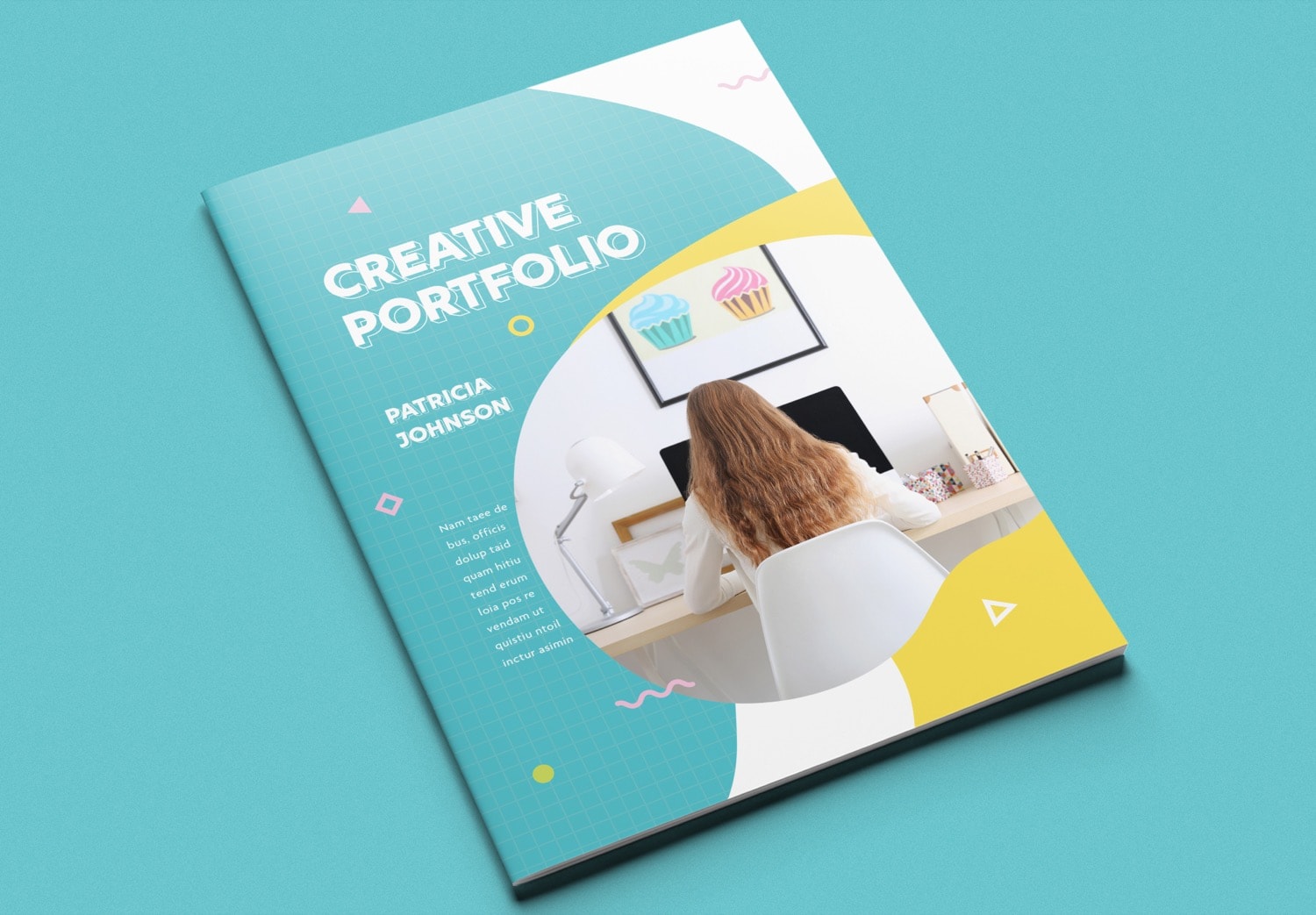 Cover of Free Download Minimal Portfolio Template for students