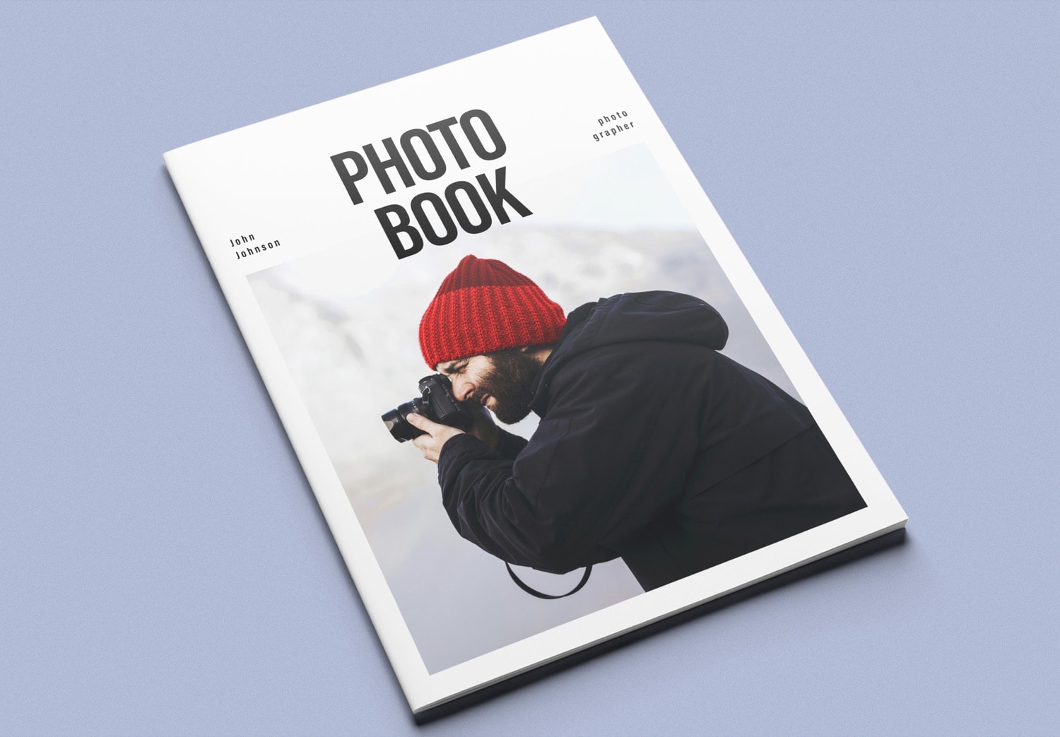 Cover of Free Download Photobook Design Template