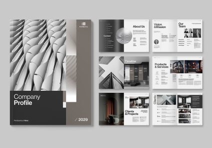 Featured of Company Profile Layout