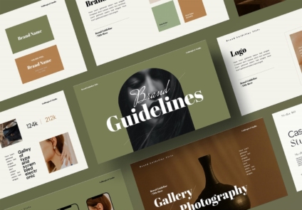 Featured of Download Brand Guideline Layout Template