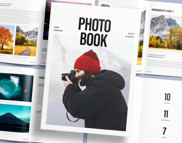Featured of Free Download Photobook Design Template