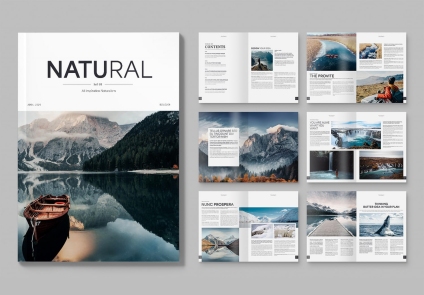 Featured of Magazine Layout Template