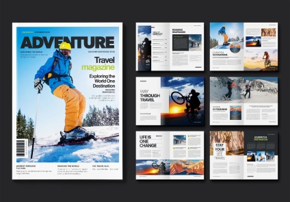 Featured of Magazine Template