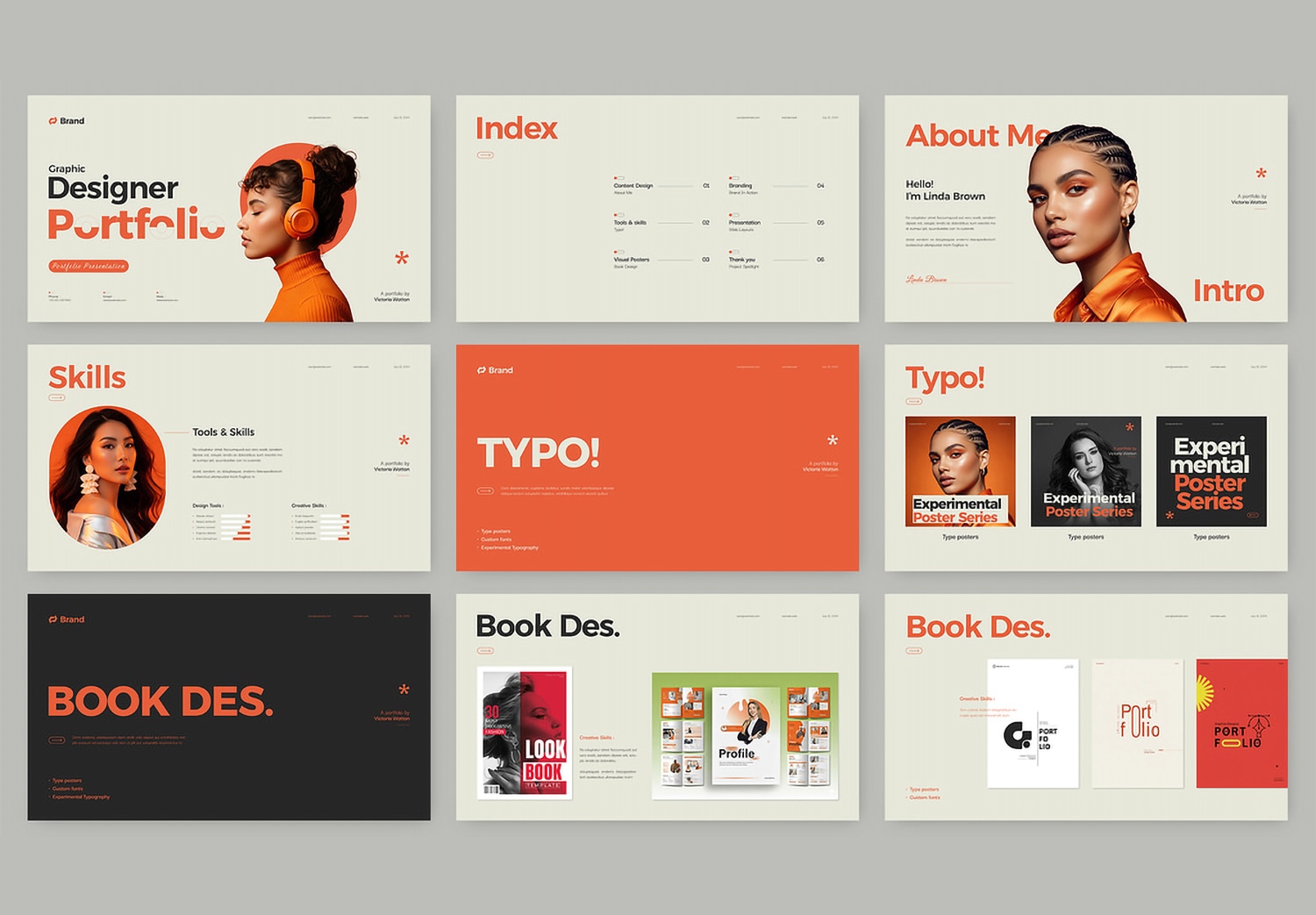 Preview set1 of Download Creative Portfolio Presentation Template
