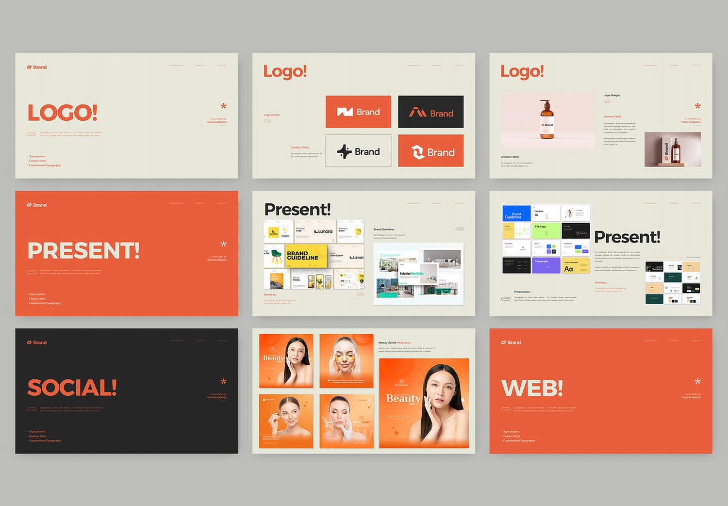 Preview set2 of Download Creative Portfolio Presentation Template
