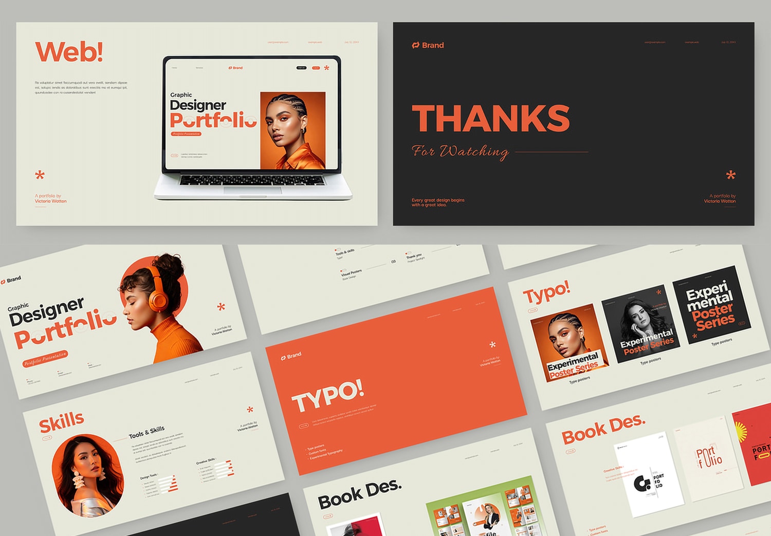 Preview set3 of Download Creative Portfolio Presentation Template
