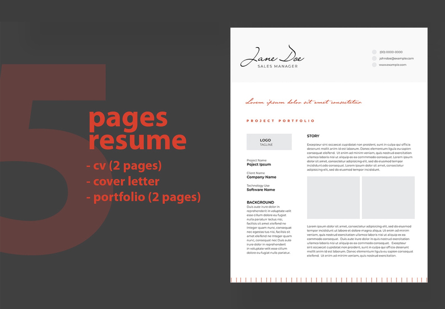 Preview of Download Resume Layout